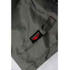 Titanium 3-Layer Water Resistant Outdoor Fire Table Round Covers Dark Gray By Shield