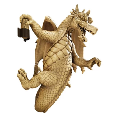 Design Toscano Dread, The Dangling Dragon Wall Sculpture 1 Design Toscano Dread, The Dangling Dragon Wall Sculpture