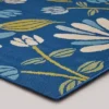 7'10" X 10' Daisy Floral Outdoor Rug Blue/Ivory - Christopher Knight Home