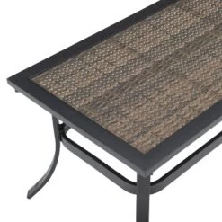 2pc Dahlia Outdoor Steel Conversation Set Taupe/Matte Black - Crosley -Garden Furniture Store GUEST daa2ae62 b6db 4c15 889a 8e2d90b5e841