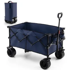Costway Folding Collapsible Wagon Utility Garden Cart W/ Wide Wheels Adjustable Handle 20 Costway Folding Collapsible Wagon Utility Garden Cart W/ Wide Wheels Adjustable Handle -Garden Furniture Store GUEST dab553d9 e6b6 489a a32e 04d3be923010