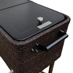 80qt Portable Rolling Patio Cooler Dark Wicker - Permasteel 13 80qt Portable Rolling Patio Cooler Dark Wicker - Permasteel -Garden Furniture Store GUEST db1832b2 7ada 4276 ab75 d4c057b41680