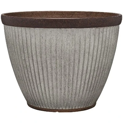 Southern Patio HDR-046868 20.5 Inch Rustic Resin Outdoor Planter Urn 1 Southern Patio HDR-046868 20.5 Inch Rustic Resin Outdoor Planter Urn