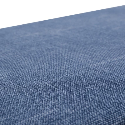 45" X 18" Outdoor/Indoor Bench Cushion Tory Denim Blue - Pillow Perfect 3 45" X 18" Outdoor/Indoor Bench Cushion Tory Denim Blue - Pillow Perfect - Image 3