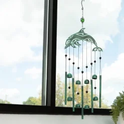 Dawhud Direct 28.5" H Dolphin Wind Chimes -Garden Furniture Store GUEST dce91235 3682 4b52 b3c6 0e49006ebc1a