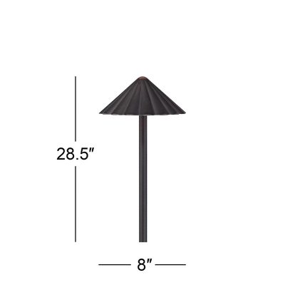 John Timberland Davenport Bronze Scalloped 3 Watt LED Landscape Path Light 5 John Timberland Davenport Bronze Scalloped 3 Watt LED Landscape Path Light - Image 5