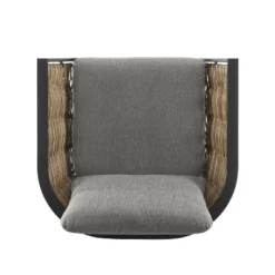 2pk Ashby Outdoor Woven Wicker Arm Chairs Black/Natural - Linon -Garden Furniture Store GUEST de058e80 b5fb 4336 bba1 258635e320ec