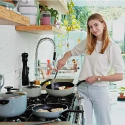 BergHOFF Sage And Slate Non-stick Aluminum Frying Pan 13 BergHOFF Sage And Slate Non-stick Aluminum Frying Pan -Garden Furniture Store GUEST df1fc3d3 7fe9 4c71 8220 cb436351936b