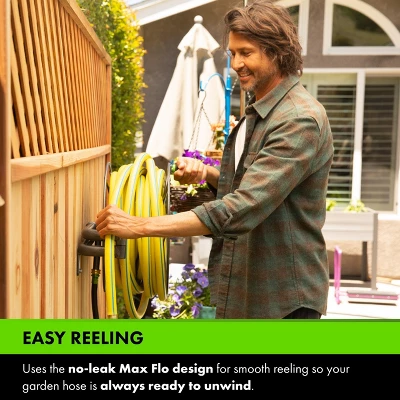 Yard Butler Swivel Hose Reel - Wall Mounted - Heavy Duty Metal Garden Hose Holder With 180 Degree Swivel - ISRWM-180 2 Yard Butler Swivel Hose Reel - Wall Mounted - Heavy Duty Metal Garden Hose Holder With 180 Degree Swivel - ISRWM-180 - Image 2