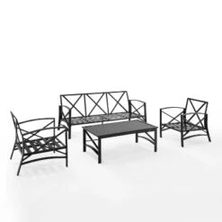 Kaplan 4pc Outdoor Sofa Set - Mist - Crosley -Garden Furniture Store GUEST dfa4b72f 330b 4749 92aa 294a7d62b327