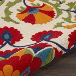 Nourison Aloha Transitional Floral Outdoor Rug -Garden Furniture Store GUEST e056ed29 03cd 48b6 8e56 c36b9d5816a8