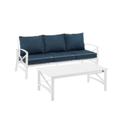 Kaplan 2pc Outdoor Sofa Set - Navy - Crosley 11 Kaplan 2pc Outdoor Sofa Set - Navy - Crosley -Garden Furniture Store GUEST e0ceeb45 d472 4e23 994f 7facf5352e24