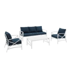 Kaplan 4pc Outdoor Sofa Set - Navy - Crosley 11 Kaplan 4pc Outdoor Sofa Set - Navy - Crosley -Garden Furniture Store GUEST e15c4dcd 9b7f 4d3a abdc cb6eec509a0d