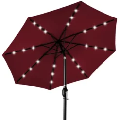 Best Choice Products 10ft Solar LED Lighted Patio Umbrella W/ Tilt Adjustment, UV-Resistant Fabric -Garden Furniture Store GUEST e20b9e20 a1d1 40c6 9ace dfc443102a3b