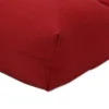 48" X 18" Outdoor/Indoor Tufted Bench/Swing Cushion Splash Flame Red - Pillow Perfect