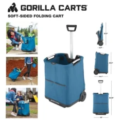 Gorilla Carts Collapsible Soft-Sided Folding Cart -Garden Furniture Store GUEST e3e2f876 6baf 425a 8bd5 de4432b3b0b6