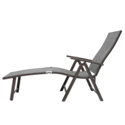 3pc Outdoor Set With Aluminum Adjustable Chaise Lounge & Table Set - Black/Gray - Crestlive Products 13 3pc Outdoor Set With Aluminum Adjustable Chaise Lounge & Table Set - Black/Gray - Crestlive Products -Garden Furniture Store GUEST e565618b 393f 45b8 8b14 69dc5b3266ec