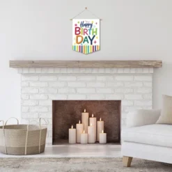 Big Dot Of Happiness Cheerful Happy Birthday - Outdoor Home Decorations - Double-Sided Colorful Birthday Party Garden Flag - 12 X 15.25 Inches -Garden Furniture Store GUEST e56e6159 8654 4c3e a309 0276487913ce