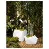 Crescent Garden 23" Wide Origami Novelty Planters