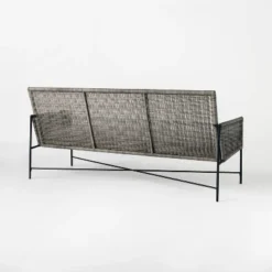 Wicker & Metal X Frame Patio Sofa - Gray - Threshold™ Designed With Studio McGee 10 Wicker & Metal X Frame Patio Sofa - Gray - Threshold™ Designed With Studio McGee -Garden Furniture Store GUEST e9727c5c 7d57 4fb3 b845 7b850243113b