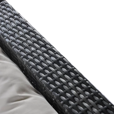 8pc Wicker Patio Conversation Set With Cushions - Beige - GODEER 12 8pc Wicker Patio Conversation Set With Cushions - Beige - GODEER - Image 12