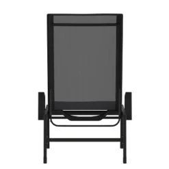 Emma And Oliver Set Of 2 Textilene Adjustable 5 Position Patio Chaise Lounge With Armrests And Metal Frame 20 Emma And Oliver Set Of 2 Textilene Adjustable 5 Position Patio Chaise Lounge With Armrests And Metal Frame -Garden Furniture Store GUEST ebbb53b6 18c3 44f6 a779 0b52e4419537