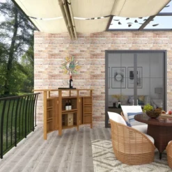 Patio Bar Table Teak - Olivia & May -Garden Furniture Store GUEST ebfaaec2 be5a 4588 9d0f ff9393ac38ce