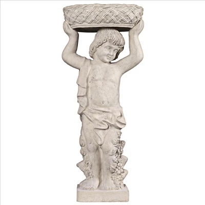 Design Toscano Young Bacchus With Basket Planter Garden Statue: Bacchus Left 11 Design Toscano Young Bacchus With Basket Planter Garden Statue: Bacchus Left - Image 11