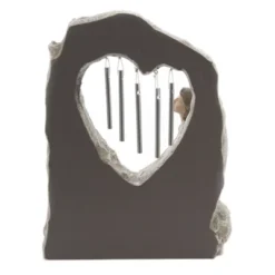 Home & Garden Memorial Angel Garden Chime - One Garden Statue 11 Inches - Bereavement Cross - 602093 - Polyresin - Gray