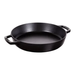STAUB Cast Iron 13-inch Double Handle Fry Pan -Garden Furniture Store GUEST ee357f75 70dc 422e b212 0cccac933b0a
