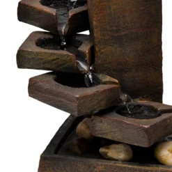 11" Resin Tiered Stone Eternity Tabletop Fountain Brown - Alpine Corporation 11 11" Resin Tiered Stone Eternity Tabletop Fountain Brown - Alpine Corporation -Garden Furniture Store GUEST eed087cd 48a7 4383 a74d 369ff755a78f