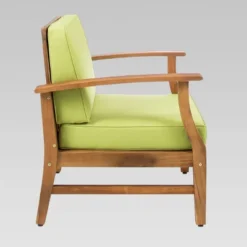 9pc Perla Acacia Wood Patio Conversation Set - Teak - Christopher Knight Home -Garden Furniture Store GUEST ef165da9 6ea6 45bc 9f02 462dbad730c0