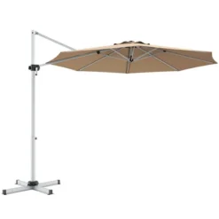 Costway 11' Patio Cantilever Offset Umbrella 360Degree Rotation Outdoor Tilt W/Base -Garden Furniture Store GUEST f006133f 24ab 4af1 834b 72f40b62e63b