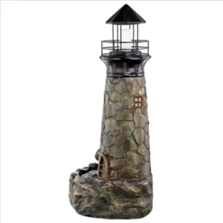 Design Toscano Seaside Lighthouse LED Illuminated Cascading Garden Fountain -Garden Furniture Store GUEST f199e895 e3ad 4d81 95be 3dd620ee2516