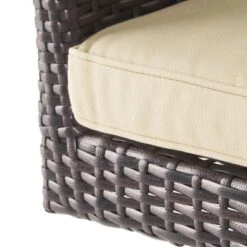 Braxton Wicker Swivel Patio Bar Stool With Cushion - Multi-Brown - Christopher Knight Home -Garden Furniture Store GUEST f2a404d2 f169 4a74 ac5d 8964c2ec6a73