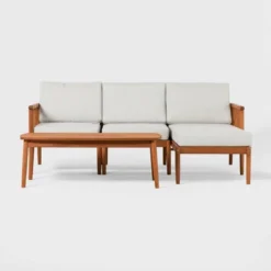 Saracina Home 4pc Modern Boho Eucalyptus Spindle Outdoor Sectional Set 18 Saracina Home 4pc Modern Boho Eucalyptus Spindle Outdoor Sectional Set -Garden Furniture Store GUEST f446e2a0 2704 4f48 8df0 4f1ef2c2f33a