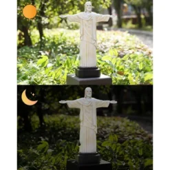 Techko Maid Jesus Solar Outdoor Garden Statue Decor With Spotlight -Garden Furniture Store GUEST f5e1407a 0d7c 4563 8e49 63af4b09a085