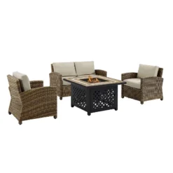 4pc Bradenton Outdoor Steel Fire Pit Set - Crosley -Garden Furniture Store GUEST f7124644 bd66 4338 b9de cc55eb7eaf23