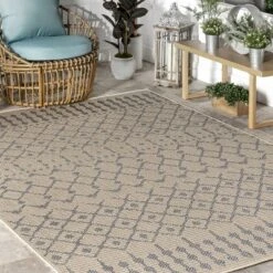NuLOOM Reina Modern Trellis Indoor/Outdoor Area Rug -Garden Furniture Store GUEST f8aae8bf 6d56 4f12 8524 e60f63bb6def