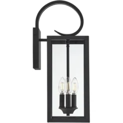 John Timberland Mira Modern Outdoor Wall Light Fixture Flat Black 21 1/2" Clear Glass For Post Exterior Barn Deck House Porch Yard Posts Patio Home 14 John Timberland Mira Modern Outdoor Wall Light Fixture Flat Black 21 1/2" Clear Glass For Post Exterior Barn Deck House Porch Yard Posts Patio Home -Garden Furniture Store GUEST f9e699cd 42ec 4b44 a58f 9b9bd30e3e3c