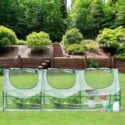 Aoodor 9 Ft. X 3 Ft. X 3 Ft. Mini Outdoor Greenhouse Three Zipped Doors -Garden Furniture Store GUEST fa62e3d5 7c3a 46cc 96fb d3fe9692d4a3