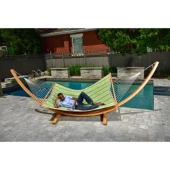 Vivere 15ft Arc Hammock Stand - Pine Color 6 Vivere 15ft Arc Hammock Stand - Pine Color -Garden Furniture Store GUEST fc992853 c649 4917 acd4 555ceb701b7d