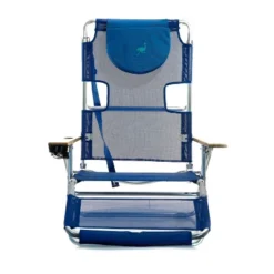 Ostrich 3 N 1 Lightweight Aluminum Frame 5 Position Reclining Beach Chair, Blue -Garden Furniture Store GUEST fd54cdf3 f58a 463e b72b 64d2481c4e95