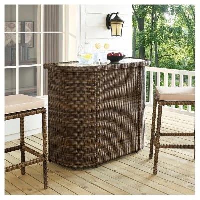 Bradenton Outdoor Wicker Bar - Crosley 2 Bradenton Outdoor Wicker Bar - Crosley - Image 2